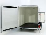 Debon Kofferanhänger Cargo 1300 Vollpoly 150x290cm H:160cm|Tür|blau – Bild 3