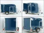 Debon Kofferanhänger Cargo 1300 Vollpoly 150x290cm H:160cm|Tür|blau – Bild 13