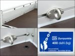 Koch-Anhänger 150x300cm 750kg|Typ U7|Koch Anhänger 750 kg Flachplane Profi blau – Bild 10