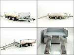 Eduard Dreiseitenkipper 180x330cm 3,5 t| E+Not Handpumpe|Rampen|Stützen|30cm Bordwand – Bild 9