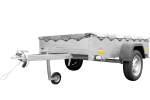 Anhänger für Pkws Garden Trailer 201 KIPP 200×125 cm 750 kg [mit Flachplane, Stützrad und Flachplaneträger] – Bild 7