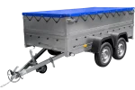 Anhänger mit zwei Achsen Garden Trailer 264/2 KIPP [inkl. zusätzliche Bordwände und Flachplane] – Bild 3