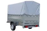 Führerschein B Anhänger GARDEN TRAILER 230 KIPP mit Stützrad, zusätzlichen Bordwänden, Hochplane und Hochspriegel H800